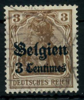 BES 1WK LP BELGIEN Nr 1 Gestempelt X77B20E - Ocupación 1914 – 18