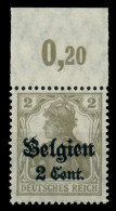 BES. 1WK LANDESPOST BELGIEN Nr 10 POR Postfrisch ORA X77B506 - Occupazione 1914 – 18