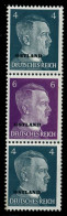 BES. 2WK OSTLAND Nr S2 Postfrisch 3ER STR X7B7FB6 - Ocupación 1938 – 45