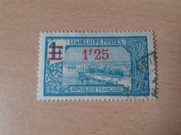 TIMBRE   GUADELOUPE       N  94     COTE  0,75   EUROS  OBLITERE - Usados