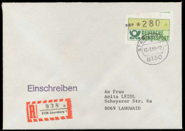 BRD ATM1-280 BRIEF EF STARNBERGER SPRINGER X7E21FA - Timbres De Distributeurs [ATM]