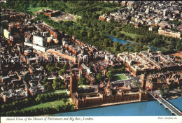 11777718 London Houses Of Parliament And Big Ben Thames Aerial View - Autres & Non Classés