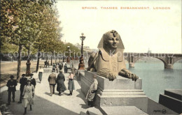 11777706 London Sphinx Thames Embankment Bridge - Autres & Non Classés