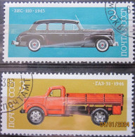 RUSSIA ~ 1976 ~ S.G. NUMBERS 4512 - 4513. ~ MOTOR VEHICLES. ~ VFU #03582 - Usados