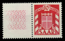 SAAR DIENSTMARKEN Nr 33Ll Postfrisch S606ACE - Unused Stamps