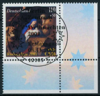 BRD 2001 Nr 2227 ESST Zentrisch Gestempelt ECKE-URE X84D0AE - Used Stamps