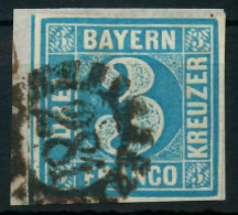 BAYERN MÜHLRADSTEMPEL AUF Nr 2II GMR 281 ZENTR- X880556 - Used