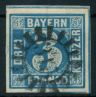 BAYERN MÜHLRADSTEMPEL AUF Nr 2II GMR 315 ZENTR- X881ED6 - Used