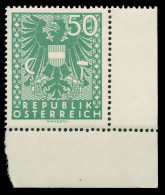 ÖSTERREICH 1945 Nr 713 Postfrisch ECKE-URE X8A6AA6 - Ungebraucht