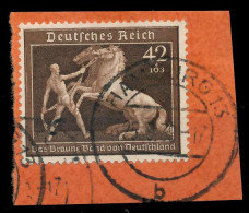 DEUTSCHES REICH 1939 Nr 699 Zentrisch Gestempelt Briefstück X8B0196 - Usati