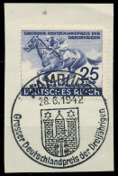 DEUTSCHES REICH 1942 Nr 814 Zentrisch Gestempelt Briefstück X8B024A - Gebruikt