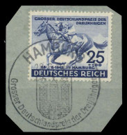 DEUTSCHES REICH 1942 Nr 814 Zentrisch Gestempelt Briefstück X8B0282 - Gebraucht