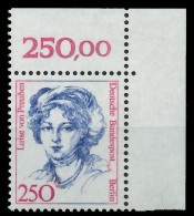 BERLIN DS FRAUEN Nr 845 Postfrisch ECKE-ORE X8D9ABE - Unused Stamps