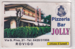 Calendarietto - Pizzeria Bar Jolly - Rovigo - Anno 1997 - Tamaño Pequeño : 1991-00