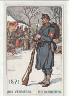 MILITAR SCHWEIZ BEI VERRIERES 1871 - Otros & Sin Clasificación