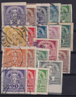 AUSTRIA 1920/21 - Canceled - ANK 293-311 - Usati