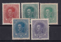 AUSTRIA 1917 - MLH - ANK 221-224 - Ongebruikt