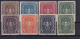 AUSTRIA 1922/24 - MNH - ANK 398-405 - Nuevos