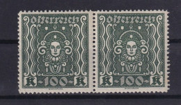 AUSTRIA 1922/24 - MNH - ANK 401a II - Pair! - Unused Stamps