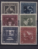 AUSTRIA 1926 - MNH - ANK 488A-493A - Unused Stamps