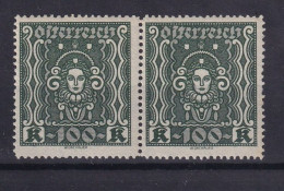 AUSTRIA 1922/24 - MNH - ANK 399a II - Pair! - Nuovi