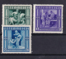 AUSTRIA 1936 - MLH - ANK 628-630 - Unused Stamps