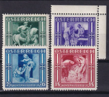 AUSTRIA 1936 - MLH - ANK 628-631 - Unused Stamps