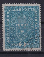 AUSTRIA 1917 - Canceled - ANK 204z I - Oblitérés