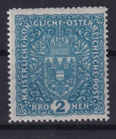 AUSTRIA 1917/19 - MNH - ANK 208a A - Nuevos