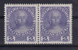 AUSTRIA 1908 - MNH - ANK 140 - Pair! - Ongebruikt