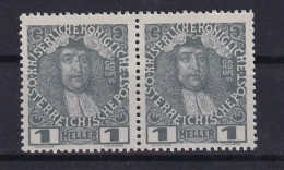 AUSTRIA 1908 - MNH - ANK 139 - Pair! - Unused Stamps