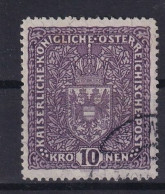AUSTRIA 1917/19 - Canceled - ANK 211 I - Used Stamps