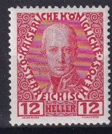 AUSTRIA 1908 - MNH - ANK 145 - Unused Stamps