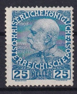 AUSTRIA 1908 - MNH - ANK 147 - Unused Stamps