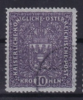 AUSTRIA 1917 - Canceled - ANK 207z I - Used Stamps