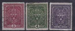 AUSTRIA 1916 - Canceled - ANK 201 I - 203 I - Gebruikt