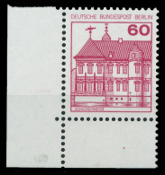 BERLIN DS BURGEN U. SCHLÖSSER Nr 611A Postfrisch ECKE-U X8E81F6 - Unused Stamps