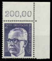 BERLIN DS HEINEM Nr 370 Postfrisch ECKE-ORE X8E8502 - Unused Stamps
