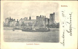 11777456 London Lambeth Palace Thames Boat - Autres & Non Classés