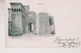 PERUGIA  PORTA URBICA ETRUSCA O DI AUGUSTO  VG  1901 - Perugia