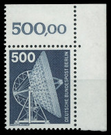 BERLIN DS INDUSTRIE U. TECHNIK Nr 507 Postfrisch ECKE-O X8E899E - Unused Stamps
