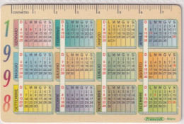 Calendarietto - Protek - Milano - Anno 1998 - Small : 1991-00