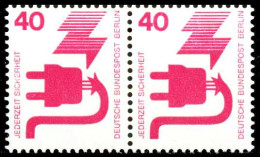 BERLIN DS UNFALLV Nr 407 Postfrisch WAAGR PAAR S93B04E - Unused Stamps