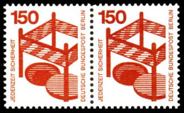 BERLIN DS UNFALLV Nr 411 Postfrisch WAAGR PAAR S93B05E - Unused Stamps