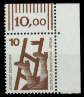 BERLIN DS UNFALLV Nr 403 Postfrisch ECKE-ORE X8ED356 - Unused Stamps