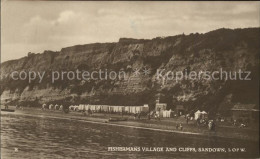 11777417 Sandown Isle Of Wight Fishermans Village And Cliffs Isle Of Wight - Autres & Non Classés