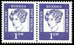 BERLIN DS BED. DEUT. Nr 212 Postfrisch WAAGR PAAR S93B186 - Nuovi