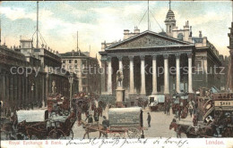 11777412 London Royal Exchange And Bank Of England Memorial Kutsche - Sonstige & Ohne Zuordnung