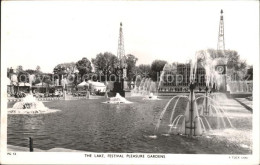 11777406 London The Lake Festival Pleasure Gardens Fountain Tuck's Post Card - Other & Unclassified