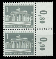 BERLIN DS BAUTEN 2 Nr 140xw Postfrisch SENKR PAAR ORA X8ED6A6 - Unused Stamps